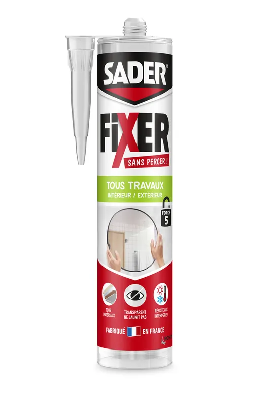 Colle Fixer sans percer tous travaux 300 g SADER Acheter Direct