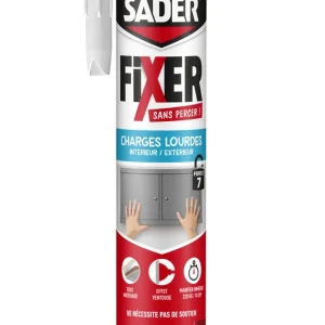 Nouvel Arrivage Colle Fixer sans percer charges lourdes 460 g SADER