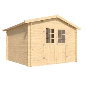 Abri de jardin en bois Vallo SU - L.298xP.298xH.225.5cm CERLAND Promotion