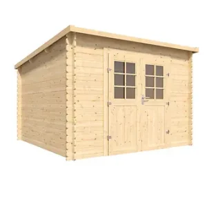 Abri de jardin en bois Vallo Modern - L.298xH.204.4xP.298cm CERLAND Solde