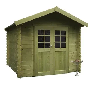Abri de jardin bois Nimes - L.277,8xH.239,2xP.275cm SOLID Solde