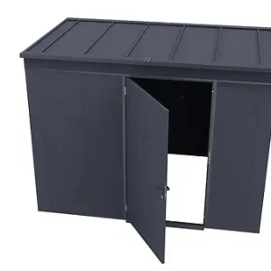 Abri de jardin en métal Gary T8 - Anthracite - L.292xl.198xH.219.10cm WEKA Pas Cher