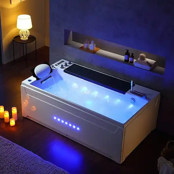 Super Prix Baignoire balnéo Whirlpool Monte-Cristo 40 jets + massage des cervicales DISTRIBAIN