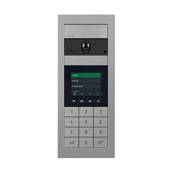 Offre Limitée Platine à encastrer avec module répertoire. couleurs. 3.5" + module clavier ULTRA - COMELIT - UT8091 COMELIT IMMOTEC