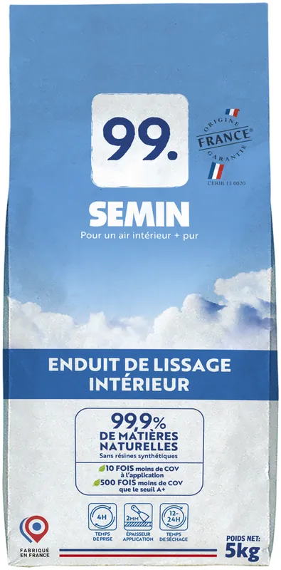 Must-Have Enduit lissage Semin99 5kg - SEMIN