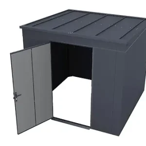 Abri de jardin métallique acier GARY T6 - Anthracite - L.242,4xH.222,7xP.248,2cm WEKA Promotion