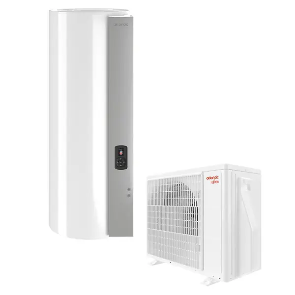 Ensemble chauffe-eau thermodynamique Calypso Split 200L Vertical Mural - ATLANTIC - ATLPACKSPLITCA200 Top Vente