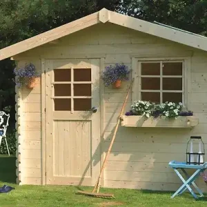 Prix Bas Abri de jardin bois Sologne - 11,55m² - L.345xP.335xH.239cm SOLID