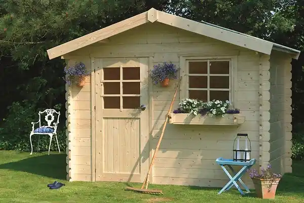 Abri de jardin en bois Sologne - 10,67m² - L.298xl.298cm SOLID Acheter Direct