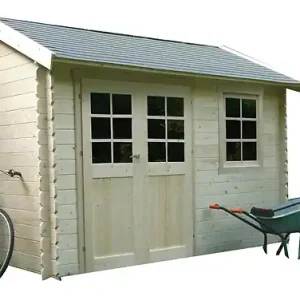 Achat Immédiat Abri de jardin en bois Arles - L.358xH.246xP.238cm SOLID