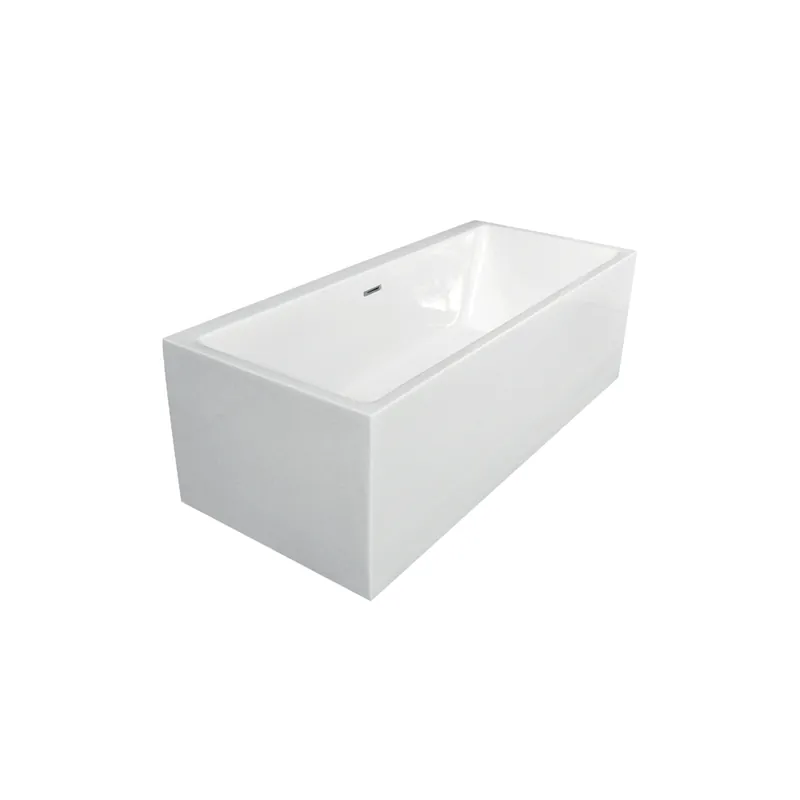 Paiement Sécurisé Baignoire semi-îlot blanche 160 X 75 cm Celena BALNEO