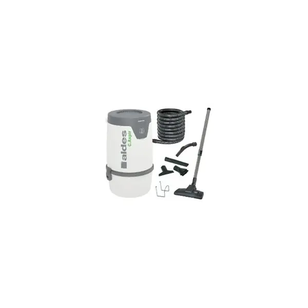 Pack C.Axpir®Comfort d‘Aldes - 1600W - 230 m3/h - 64dB - avec set d‘accessoires de nettoyage et berceau mural de fixation Expédition Rapide