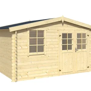 Abri de jardin en bois épicéa Amely 34mm - L.296xP.410.8cm LASITAMAJA Dernier Modèle