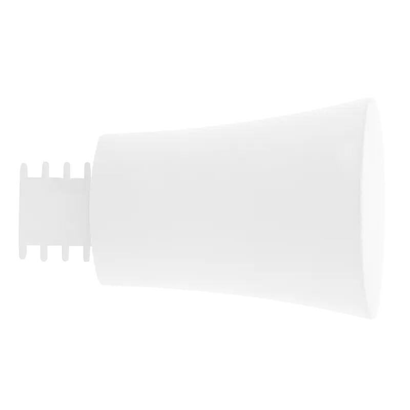 Embout déco pommeau en métal diam 28 mm Finition Blanc mat - MOBOIS Nouvel Arrivage