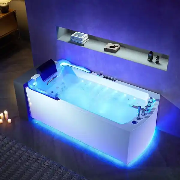 Prix Réduit Baignoire balnéo Nautilus Résine Droit 47 jets DISTRIBAIN