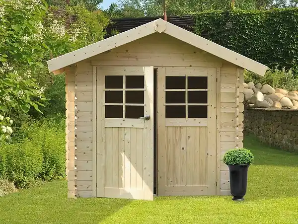 Abri jardin bois CHARTRES classe 3 - L.340.1xH.239.2xP.275cm SOLID Paiement Sécurisé