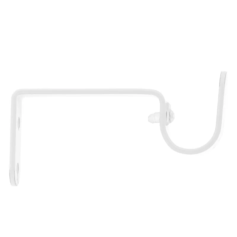 Support ouvert en métal diam 20 mm Finition Blanc brillant par 2 - MOBOIS Prix Promo