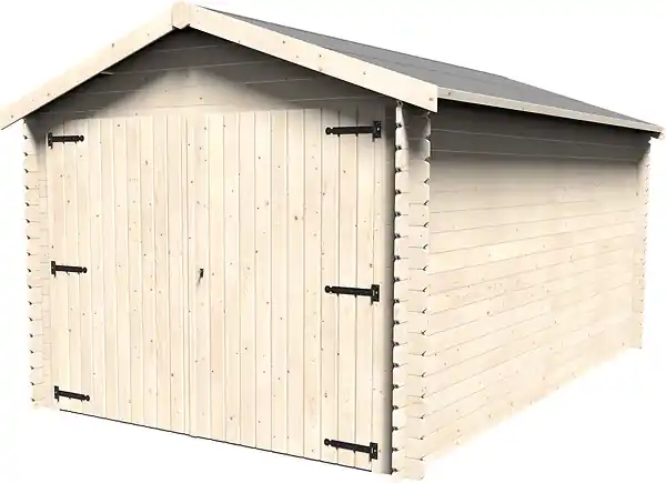 Garage en bois Gamache - 12.29m² - L.298xH.204xP.478cm DECOR ET JARDIN Solde