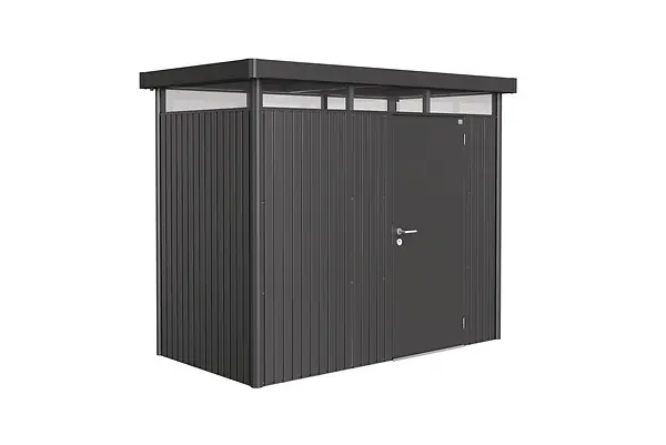 Solde Abri de jardin acier HighLine H1 - L.252xH.182xP.132cm BIOHORT