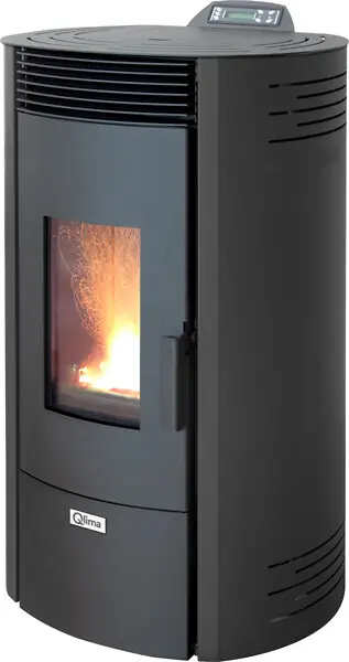 Dernier Modèle Poêle à granulés Ronda 110 S-Line - Noir - 10,3kW QLIMA