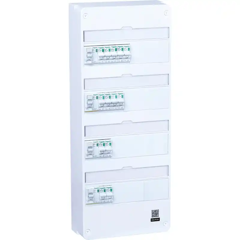 Tableau électrique pré-équipé 4 rangées embrochable T5 et plus - Resi9 XE SCHNEIDER ELECTRIC Jusqu'à Épuisement Des Stocks