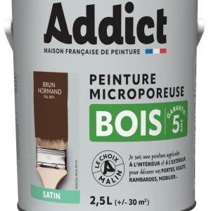 ADDICT Peinture Bois Satin 2.5 L brun Ral 8011 Achetez Aujourd'hui