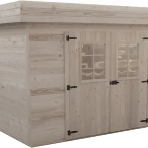 Seulement Aujourd'hui Abri de jardin bois - 8.47m² - L.300xH.216xP.300cm HABRITA