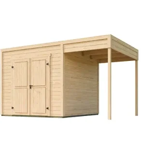 Abri de jardin bois Fynn 1.5 avec extension - L.400xP.207.4cm LASITAMAJA Acheter Direct