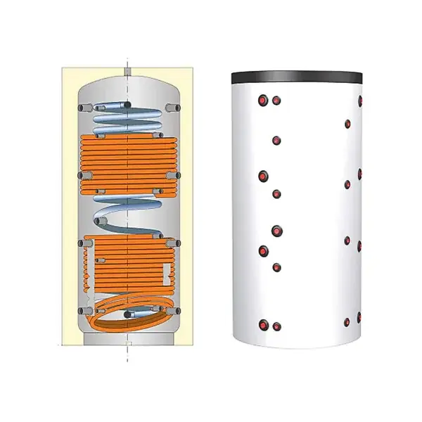 Bon Plan Ballon combiné 600 L 2 échangeurs acier - THERMADOR - BSE0600HE