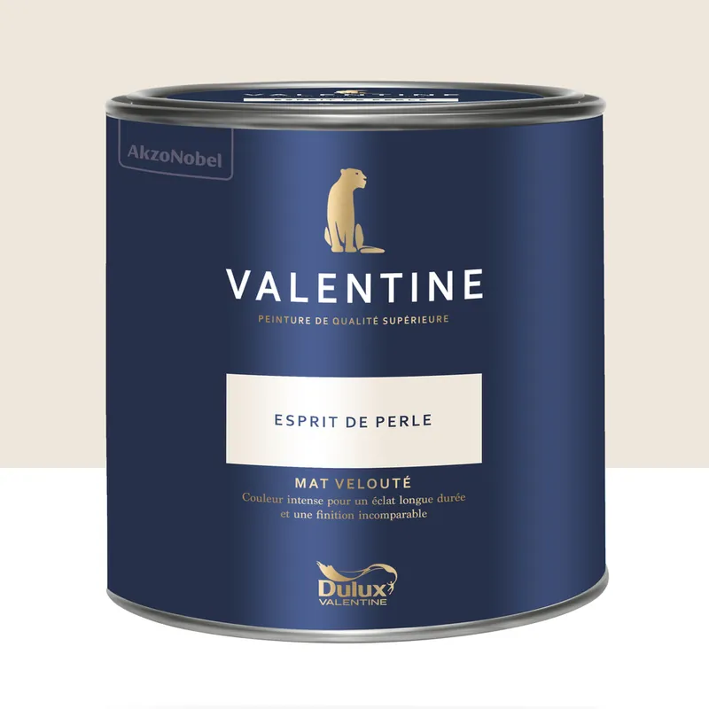 Expédié Aujourd'hui Peinture Valentine Mat Velouté Esprit de Perle 2 L - DULUX VALENTINE