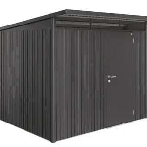 Promotion Saisonnière Abri de jardin en acier AvantGarde A6 - L.260xl.260xH.218cm BIOHORT