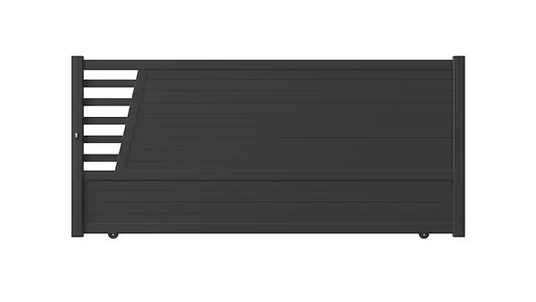 Portail coulissant Cleo - 7016STR - L.3750xH.1634mm ELSEALU Offre Exclusive