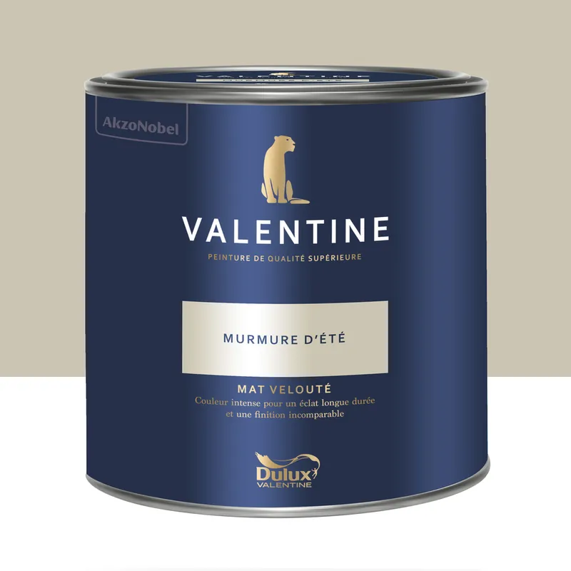 Satisfait Ou Remboursé Peinture Valentine Mat Velouté Murmure d‘Été 2 L - DULUX VALENTINE