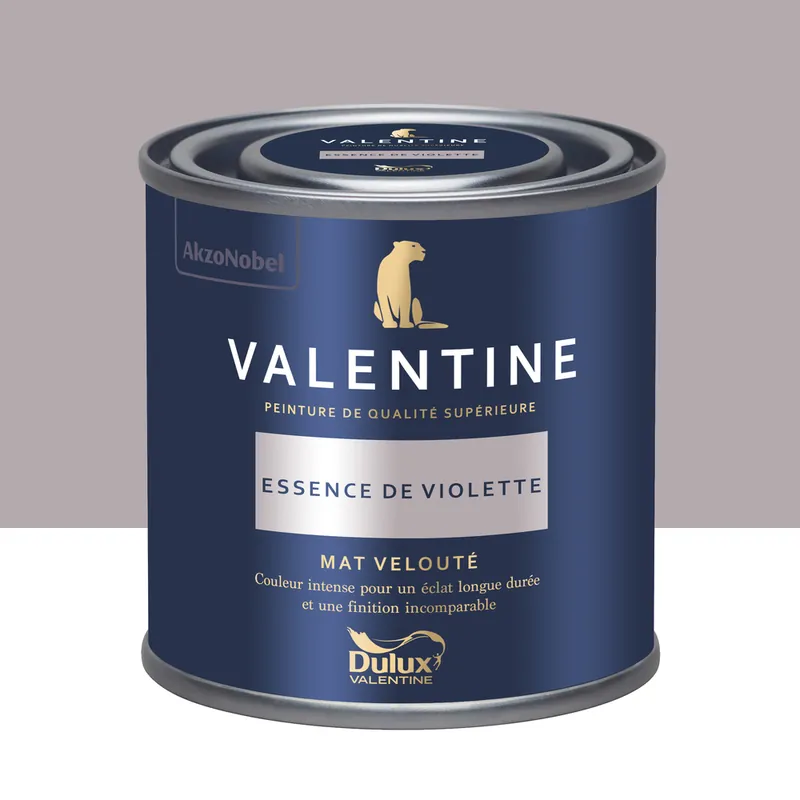 Dernier Modèle Peinture Valentine Mat Velouté Essence de Violette 0,125 L - DULUX VALENTINE