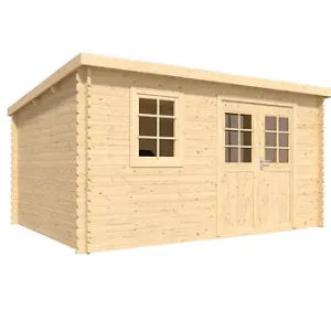 Dernier Modèle Abri bois Vallo Modern SU - 8.4m² - L.398xH.203.5xl.248cm CERLAND