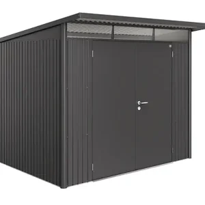 Usine Directe Abri de jardin métal AvantGarde A5 double - L260xP220xH218cm BIOHORT