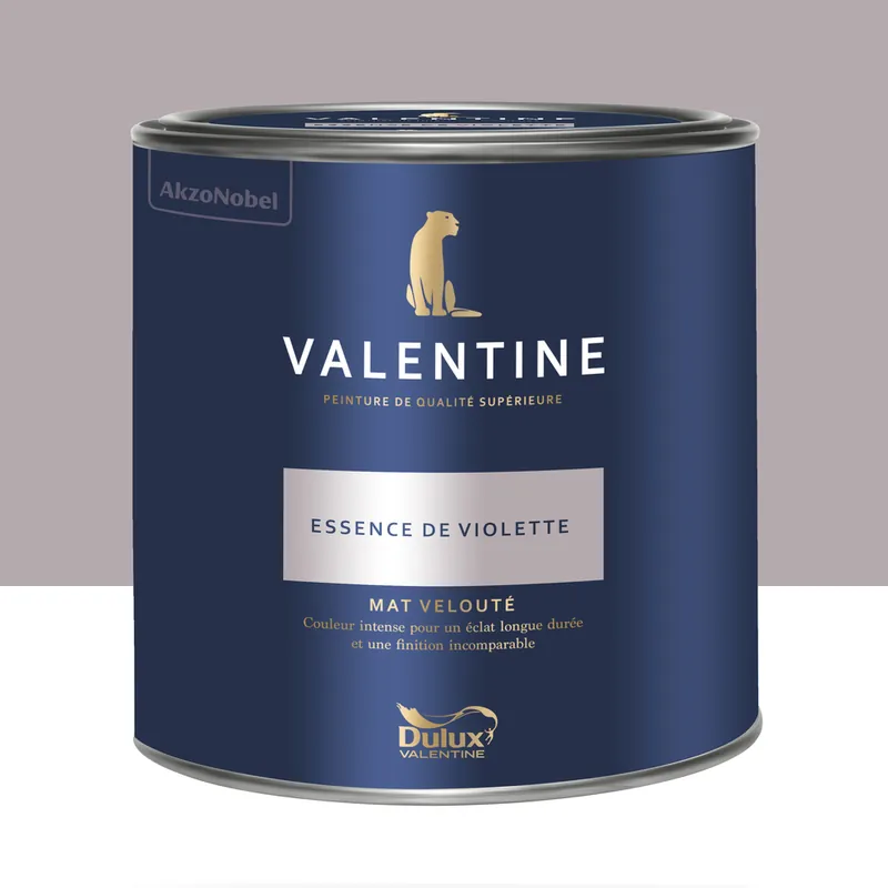 Peinture Valentine Mat Velouté Essence de Violette 2 L - DULUX VALENTINE Soldes
