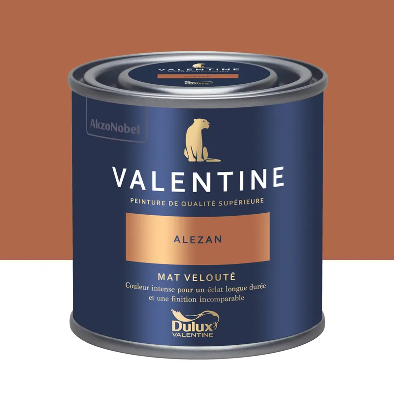Peinture Valentine Mat Velouté Alezan 0,125 L - DULUX VALENTINE Offre Spéciale