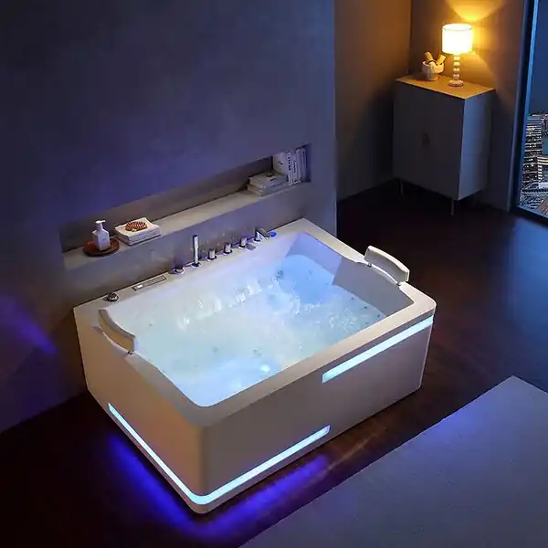 Baignoire balnéo Santana 64 jets Whirlpool DISTRIBAIN Usine Directe