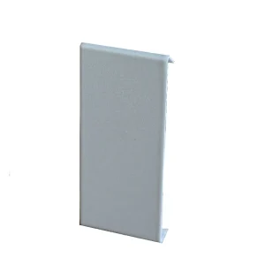 Jonction droite pour profilé de finition 70 mm laqué gris aluminium JOUPLAST Seulement Aujourd'hui