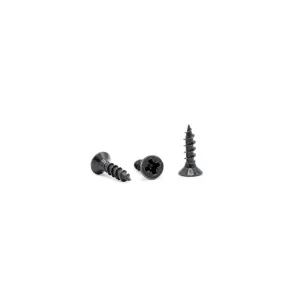 Vis à bois aggloméré tête fraisée cruciforme pozidriv noire 4 x 16mm par 50 pièces CIME Seulement Aujourd'hui