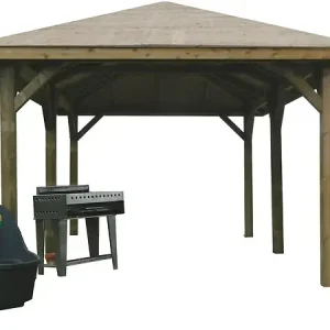 Kiosque de jardin en bois - L.629xH.289xP.347cm SOLID Commande En Gros