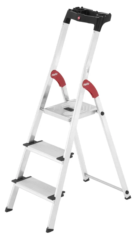 Haute Qualité Escabeau XXL 3 marches aluminium HAILO
