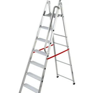 Vente Directe Escabeau pro 8 marches larges HAILO
