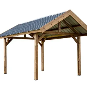 Carport en bois Thurac - L.360xl.300xH.222cm HABRITA Promotion