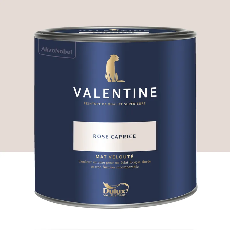 Retour Gratuit Peinture Valentine Mat Velouté Rose Caprice 2 L - DULUX VALENTINE