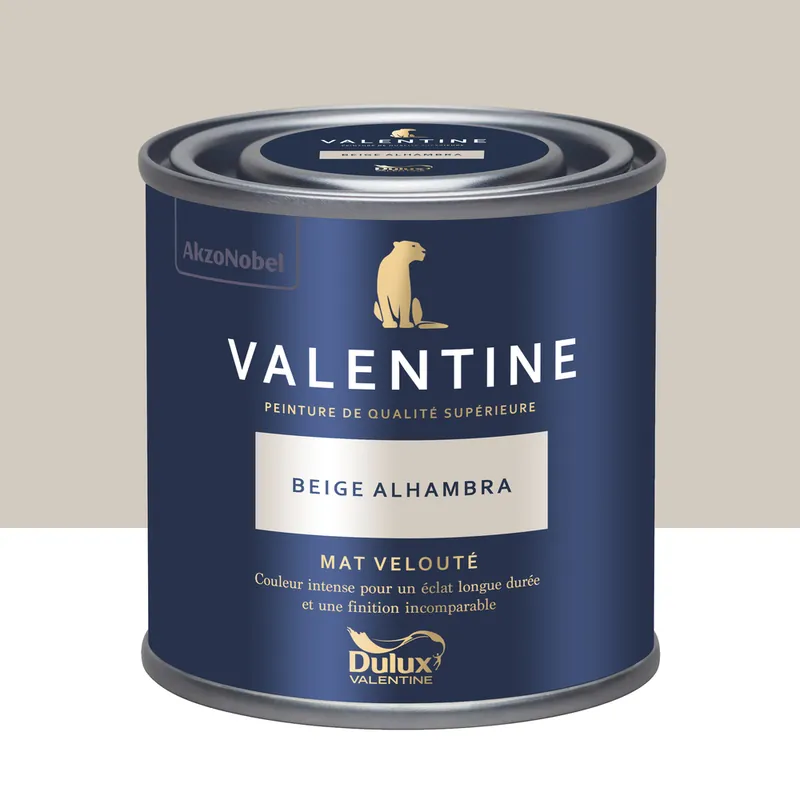 Prix Choc Peinture Valentine Mat Velouté Beige Alhambra 0,125 L - DULUX VALENTINE