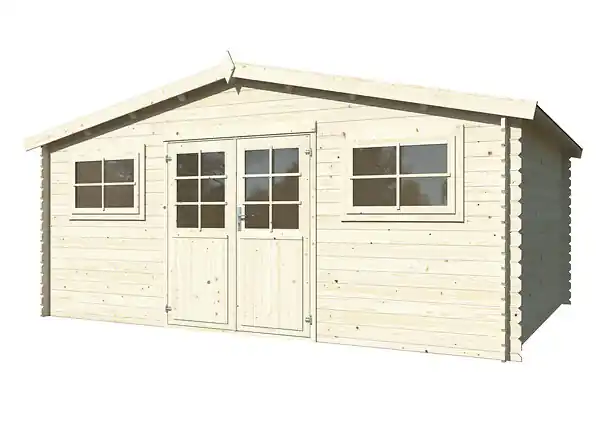 Affaire À Saisir Abri de jardin en bois Luxembourg 2 - L.526xP.384xH.247cm WHITE WOOD