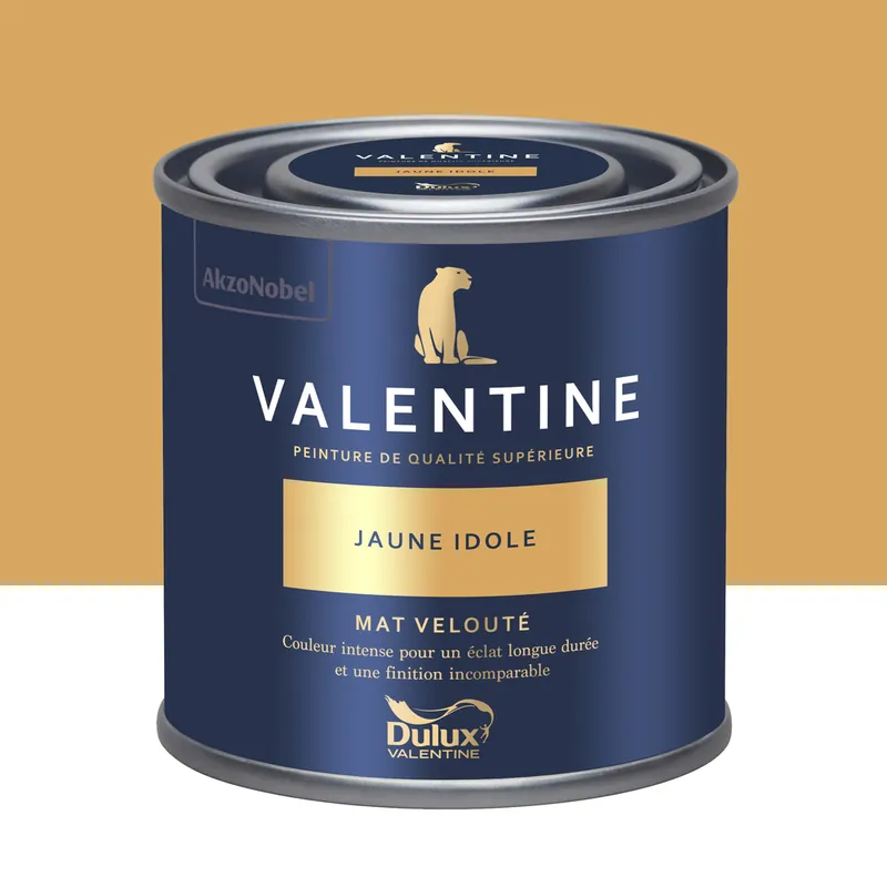 Offre Du Jour Peinture Valentine Mat Velouté Jaune Idole 0,125 L - DULUX VALENTINE