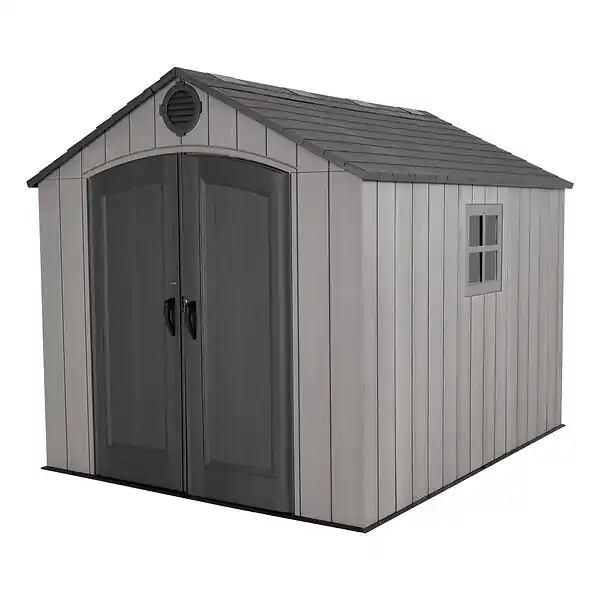 Abri de jardin en résine - L.244xP.305xH.241cm HABRITA Meilleur Prix